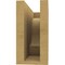 Ekena Millwork 4in. W x 8in. H x 12in. L Newport Woodgrain TimberThane Rafter Tail, Primed Tan RFTUR04X08X12NEWRCPR - alternate 6